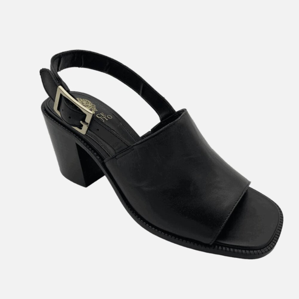 Vince Camuto Brendiza Open Toe Suede Heeled Sandals Size 11 (NWT)
